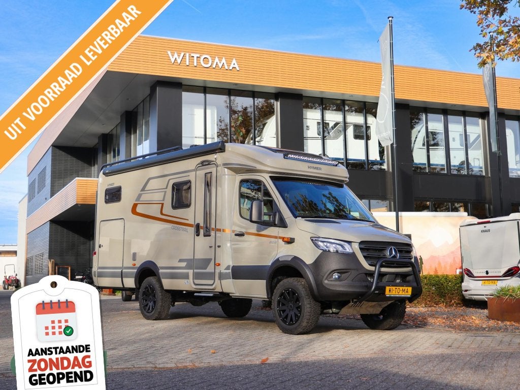HYMER ML-T 580 4x4 Crosstrail UIT VOORRAAD, 50 JAAR WITOMA, Caravans en Kamperen, Automaat, Verwarmde buitenspiegels, Ringverwarming