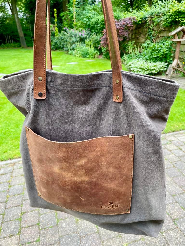 O My Bag Amsterdam shopper, Sieraden, Tassen en Uiterlijk, Ophalen of Verzenden, Zo goed als nieuw, 30 cm of meer