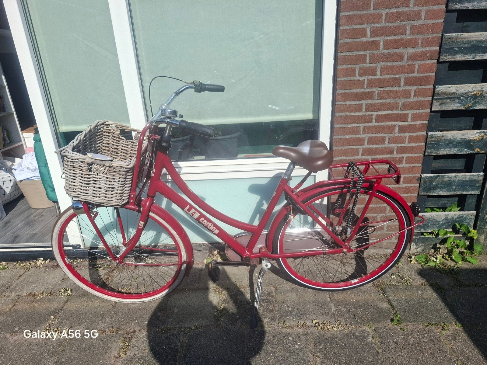 Mooie Cortina Transportfiets met mand (Opknapper), Ophalen, Gebruikt, Versnellingen