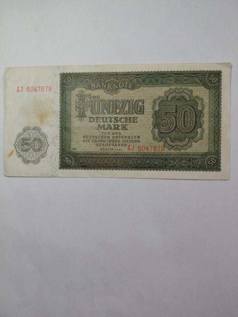 Oost Duitsland 50 mark 1948, Ophalen of Verzenden, Duitsland
