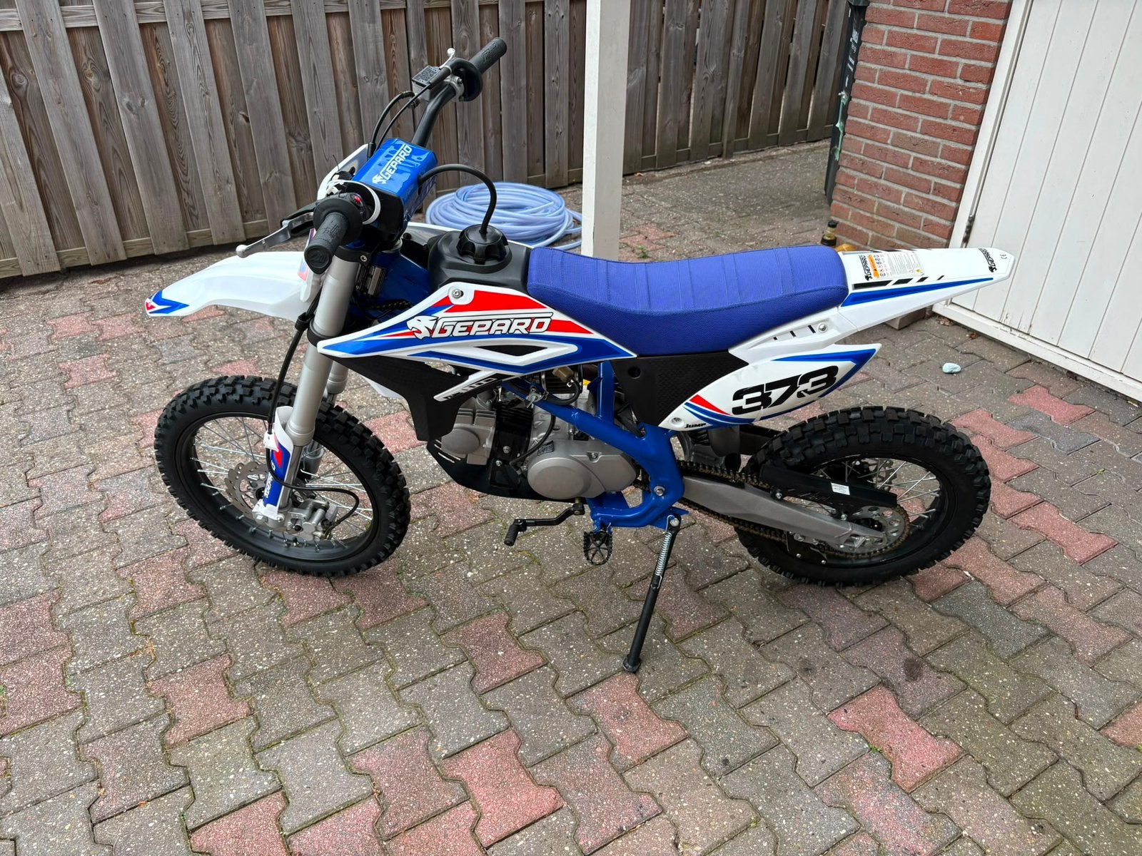Gepard dirtbike crossmotor 125cc, Ophalen, Zo goed als nieuw, Pitbike