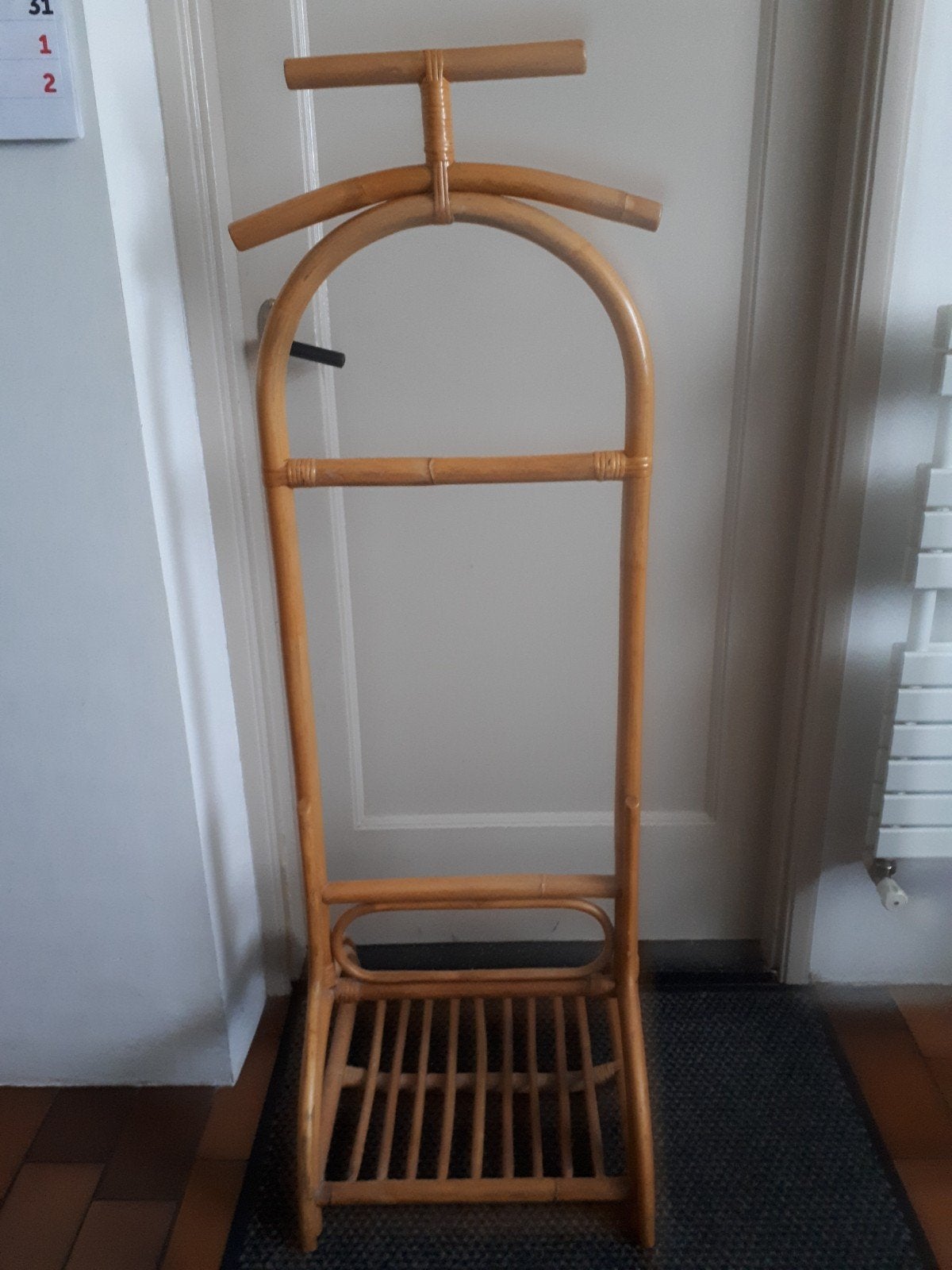 Kledingrek dressboy bamboe, Ophalen