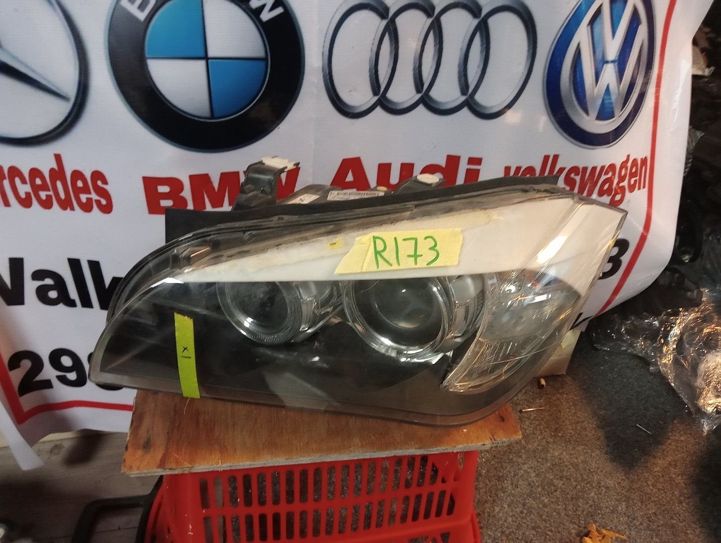 Koplamp Bmw X1 E87 xenon links 89093511 63112990007, Auto-onderdelen, Verlichting, Gebruikt, -, -, Ophalen of Verzenden