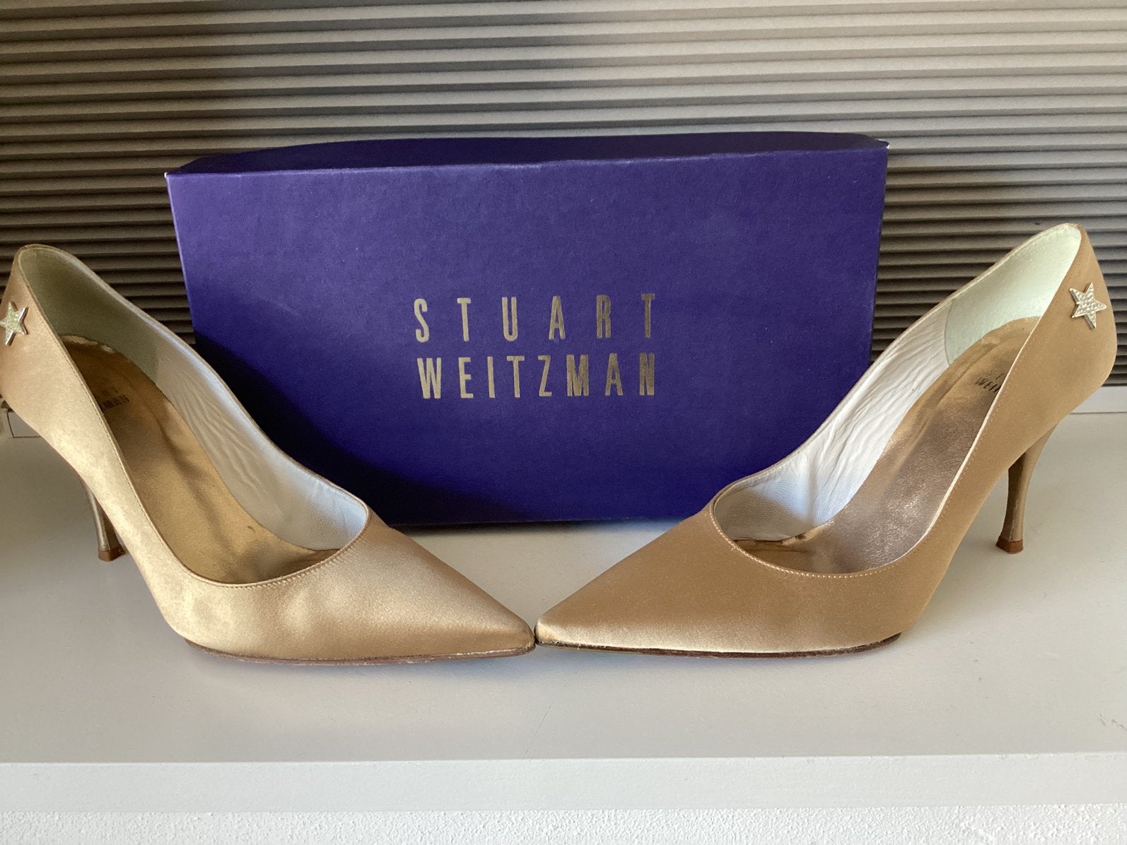 ZGAN Stuart Weitzman (Trouw) Schoenen 1x gedragen maat 38., Ophalen, Pumps, Overige kleuren, Zo goed als nieuw