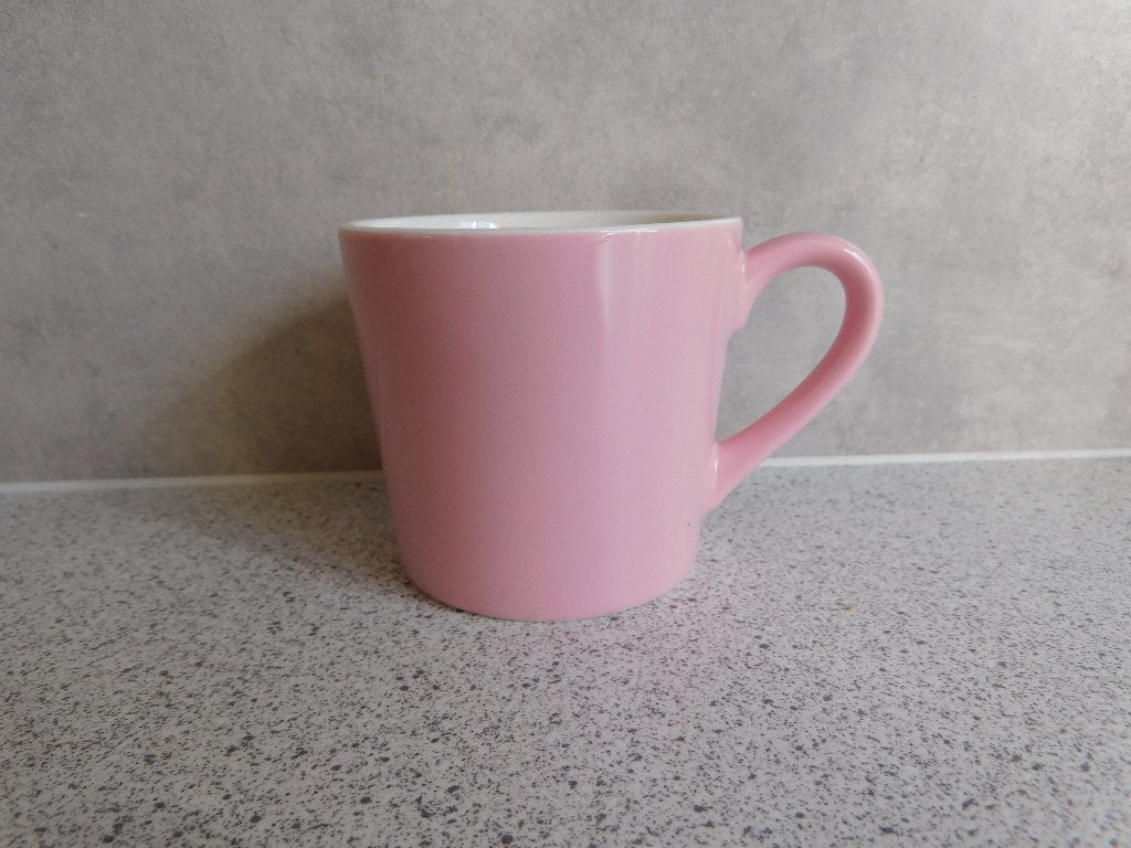 Hema Mok Premier Roze New Bone China 130 ml 8x7 cm, Huis en Inrichting, Hema, Zo goed als nieuw, Overige stijlen, Porselein