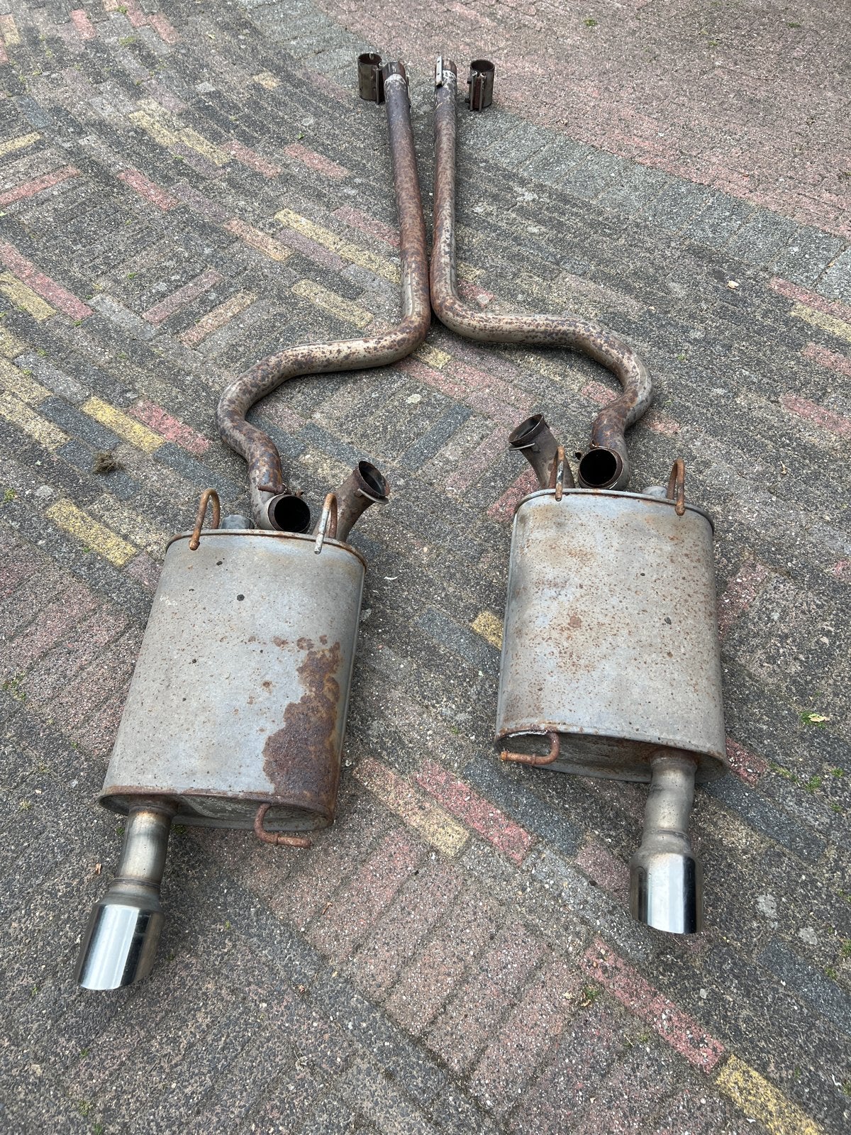 Uitlaat + dempers Ford Mustang V6 2014, Ophalen, Gebruikt, Ford USA