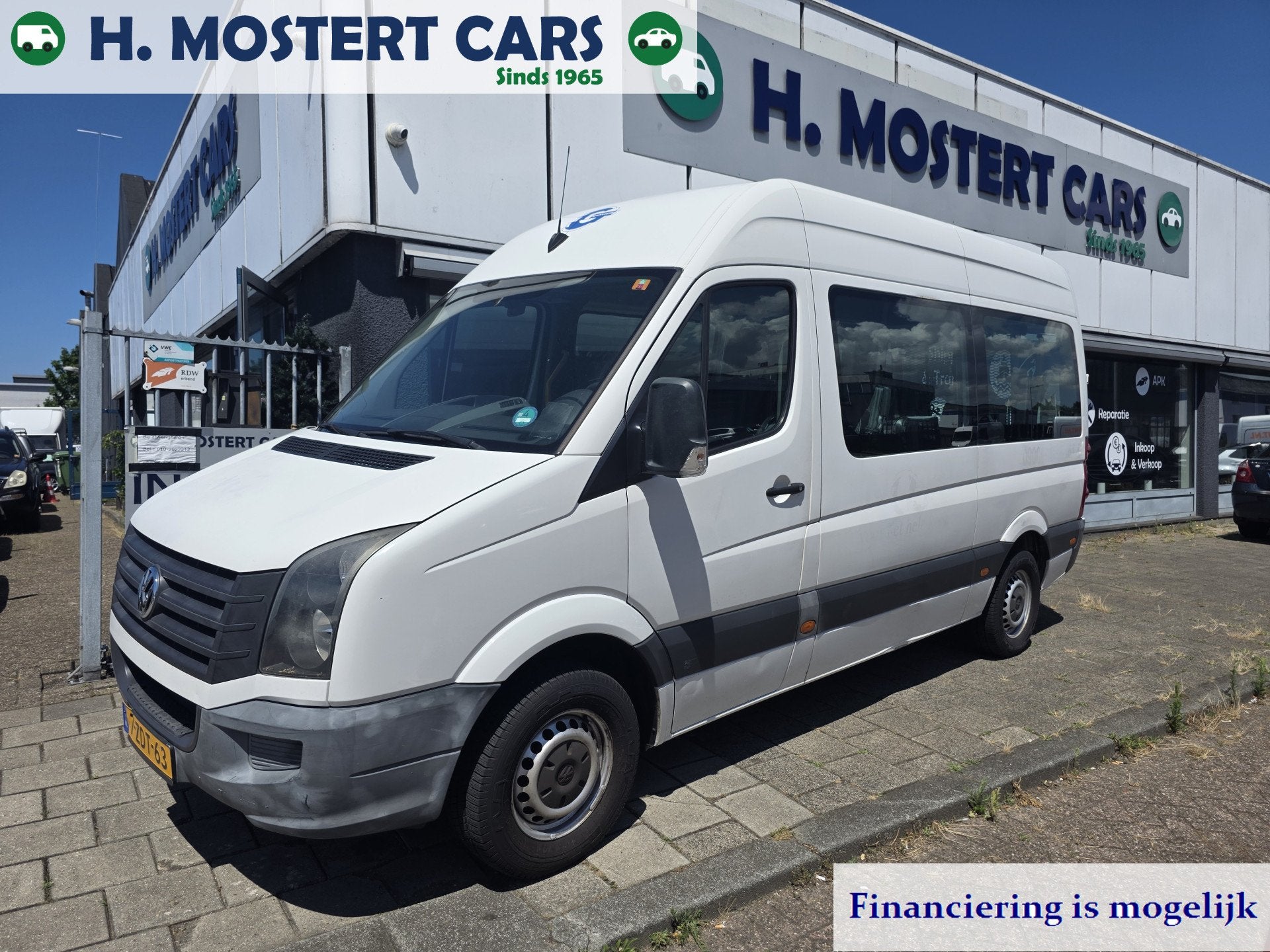 Volkswagen Crafter 35 2.0 TDI L2H1 Bj.2014 Personenbus *Airc, Euro 5, Achterwielaandrijving, Gebruikt, Wit