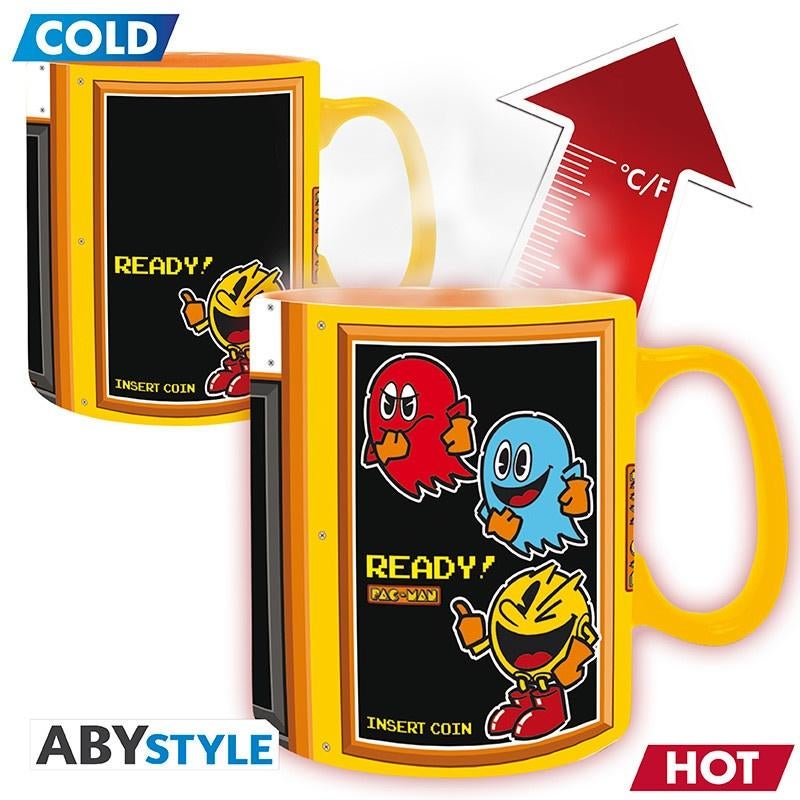 Pac-Man beker / mok heat change, Keramiek, Nieuw, Ophalen of Verzenden, Overige stijlen