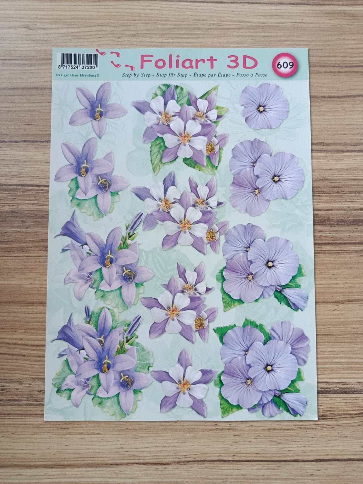 Bloemen Knipvellen,, Hobby en Vrije tijd, Ophalen of Verzenden, Nieuw, Natuur, Knipvel