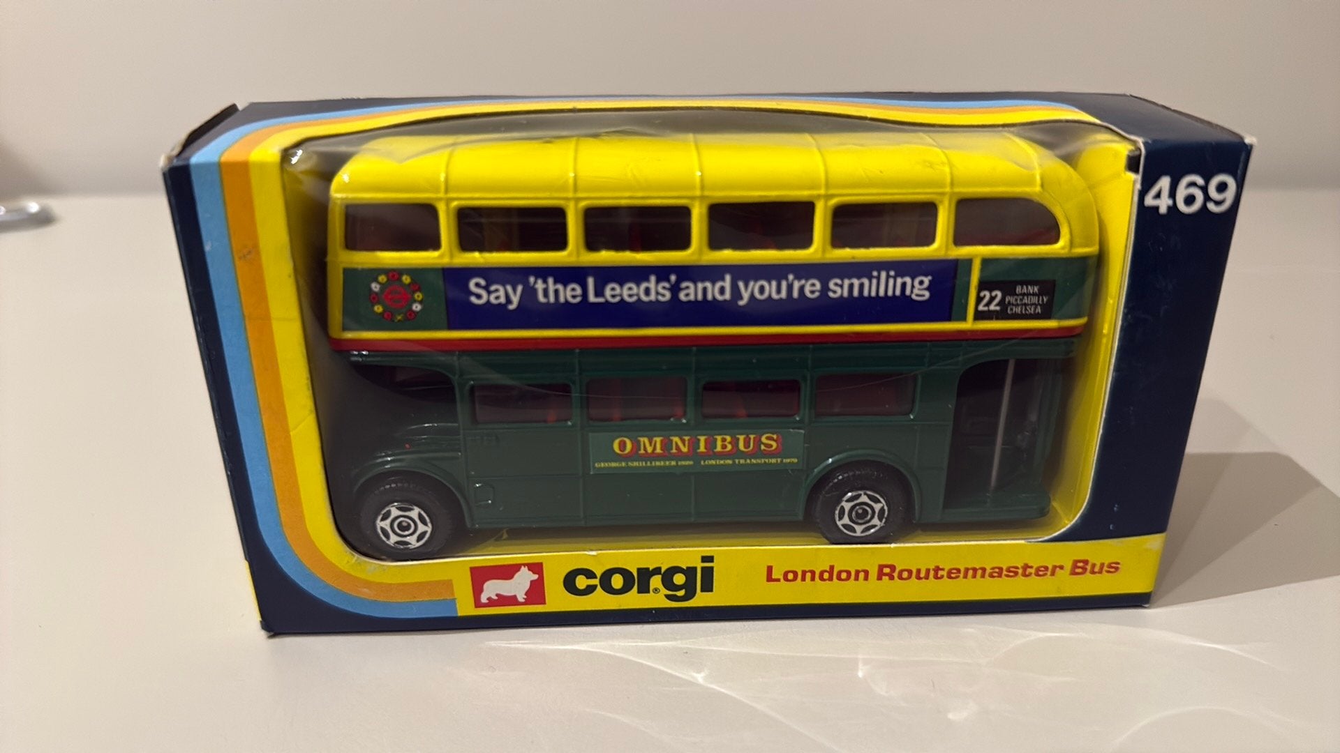 Corgi London Routemaster Bus in doos, Ophalen of Verzenden, Zo goed als nieuw, Bus of Vrachtwagen