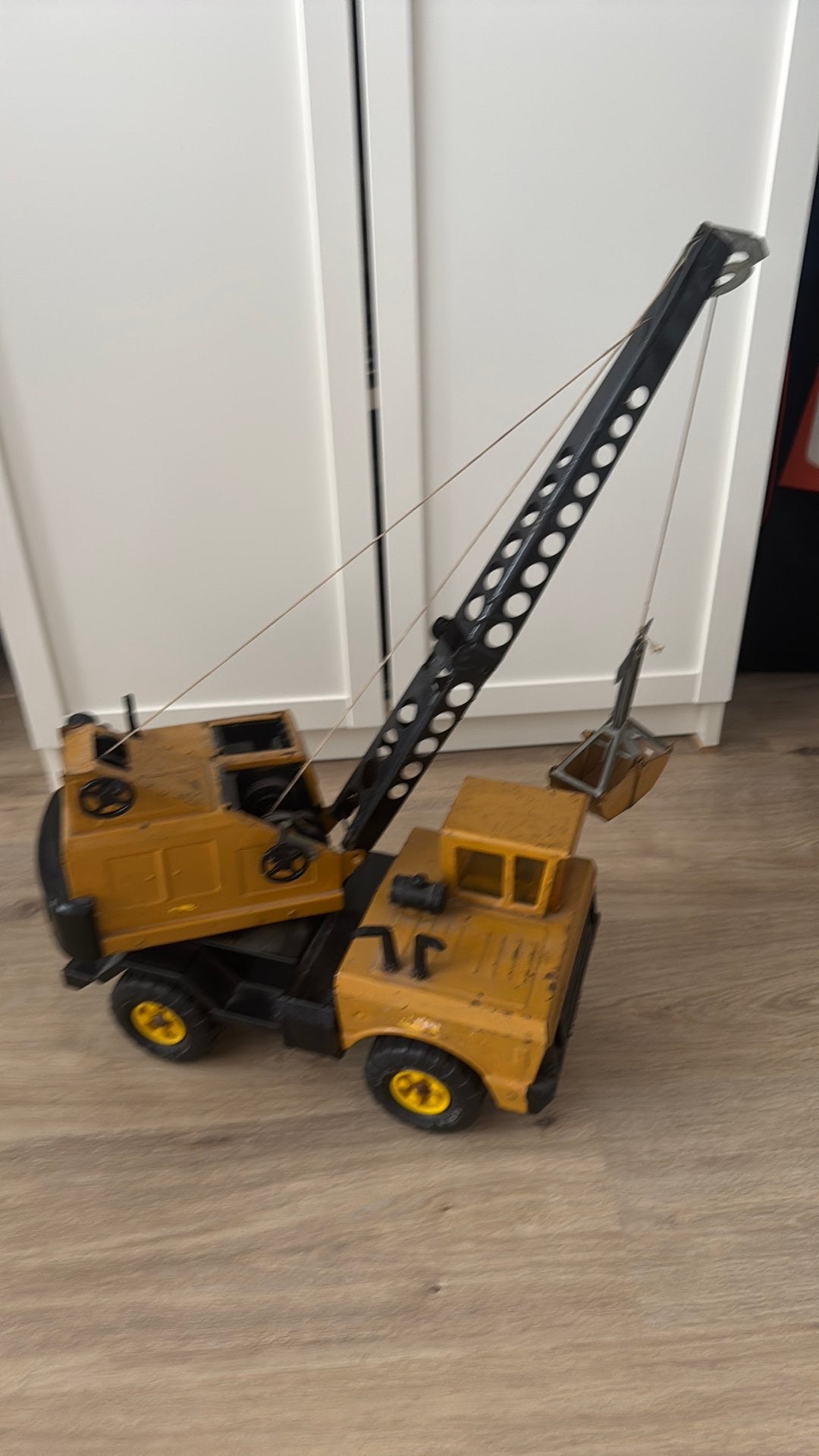 Te koop Tonka ijzeren hijskraan, Kinderen en Baby's, Speelgoed | Speelgoedvoertuigen, Ophalen of Verzenden, Gebruikt