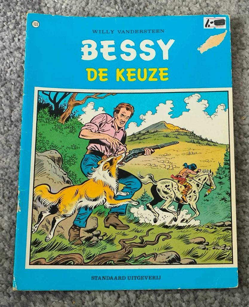 Bessy Nr.133 De Keuze (f), Gelezen, Willy van der steen, Eén stripboek, Ophalen of Verzenden