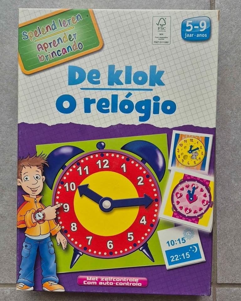 Spel klok leren kijken nieuw, Ophalen of Verzenden, Nieuw, Taal en Lezen