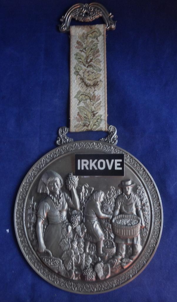 TIN WANDDECORATIE * Druiven Oogst *, Antiek en Kunst, Antiek | Tin, Verzenden