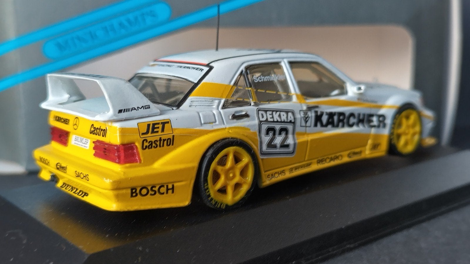 Mercedes Benz 190 E DTM Evo karcher1:43 Minichamps Pol, Auto, Verzenden, ., Nieuw