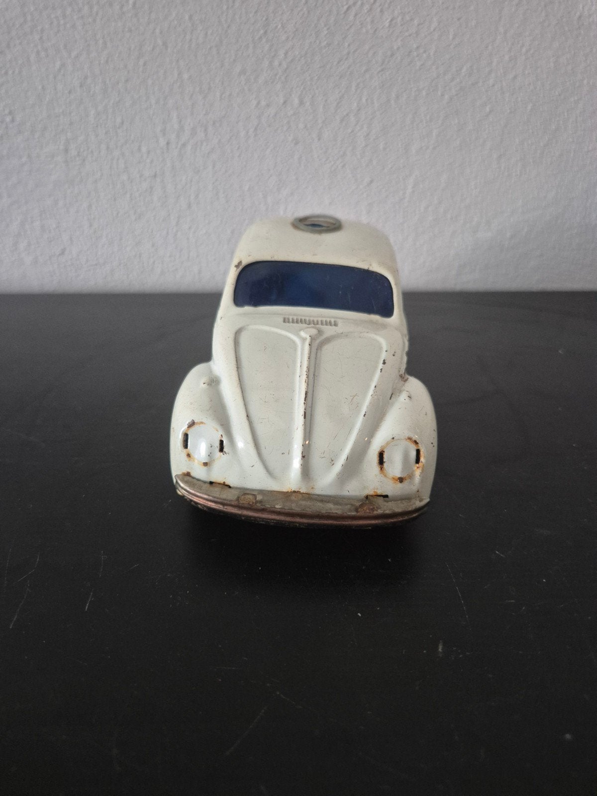 Vintage blikken speelgoedauto 'Politie' - Made in Japan, Ophalen of Verzenden