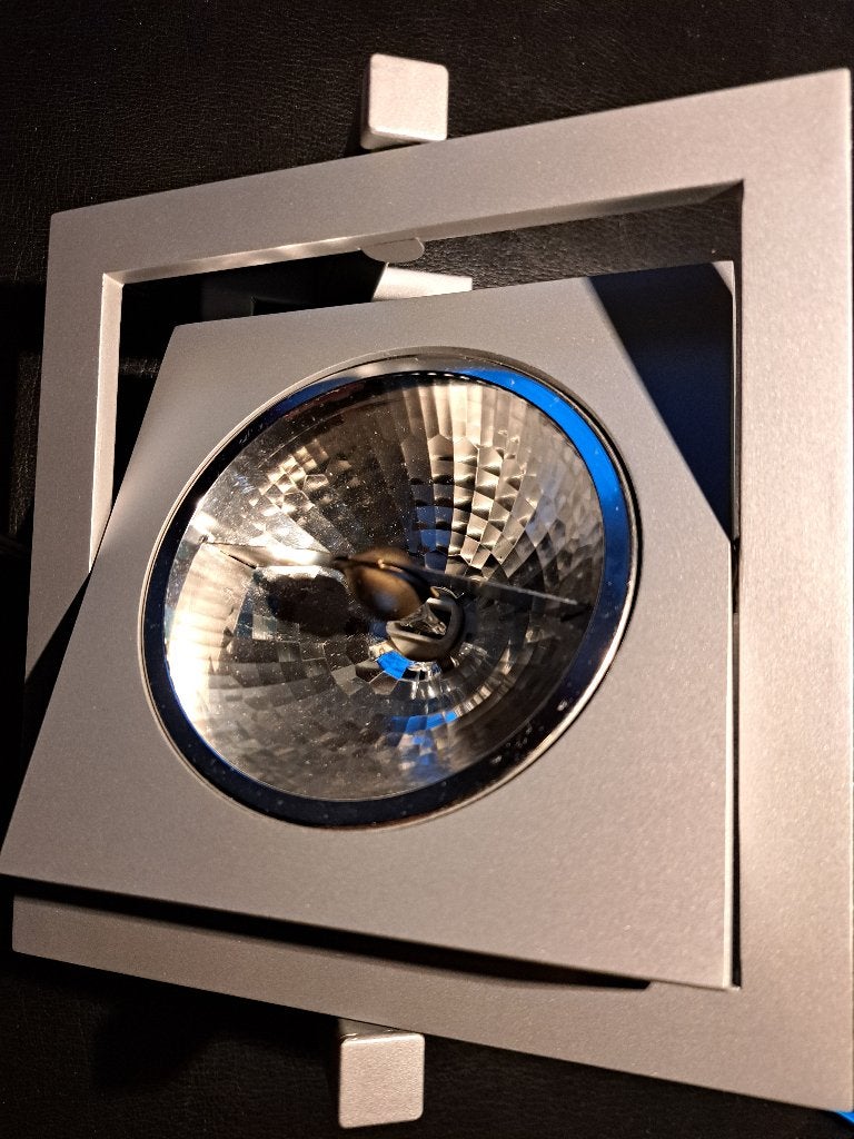 SLV Wandlamp/spot: draaibaar/kantelbaar/dimbaar 50W, Gebruikt, Overige fittingen, Ophalen of Verzenden, Metaal