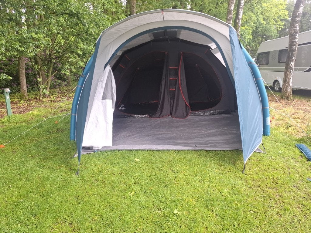Decathlon Air Seconds 5.2 opblaastent inclusief toebehoren, Caravans en Kamperen, Tenten, Ophalen, Gebruikt, Tot en met 5