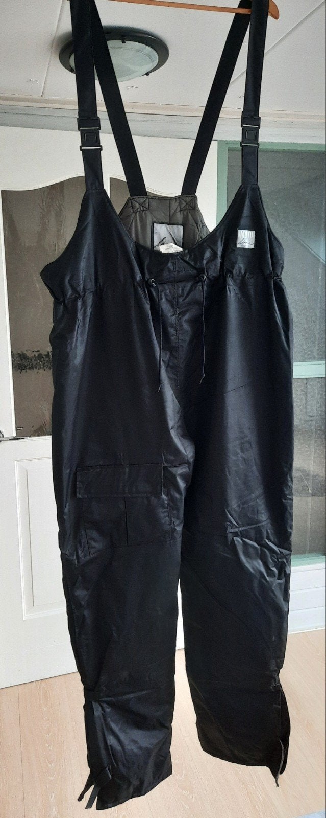 Zwarte gewatteerde motor winterbroek - Maat XXXL, Ophalen, Heren, Motoline, Broek | textiel