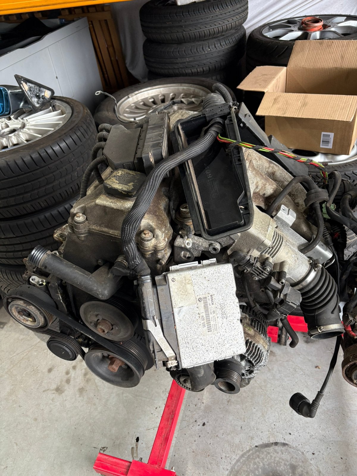 BMW M43B16 motorblok, Auto-onderdelen, Ophalen, Gebruikt, BMW