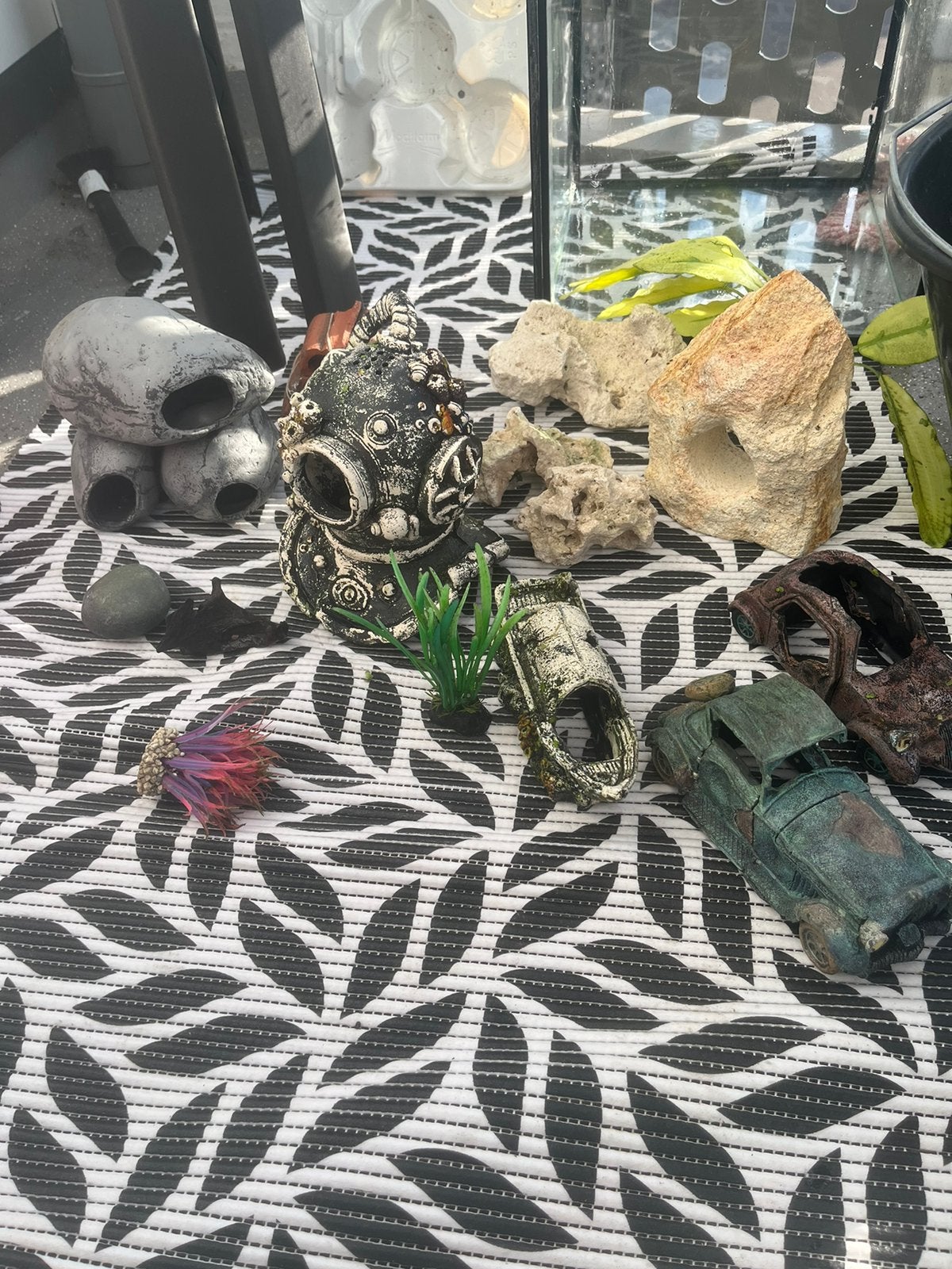Aquarium decoratie, Ophalen, Zo goed als nieuw, Aquariummeubel