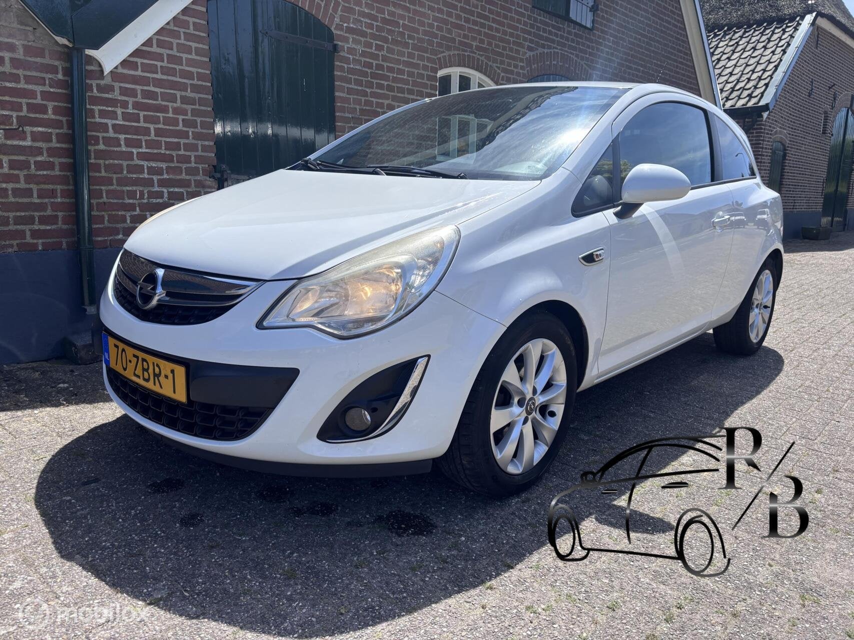 Opel Corsa 1.2 EcoFlex Color Edition LPG 3D 2012 AIRCO, Voorwielaandrijving, Gebruikt, Zwart, 4 cilinders