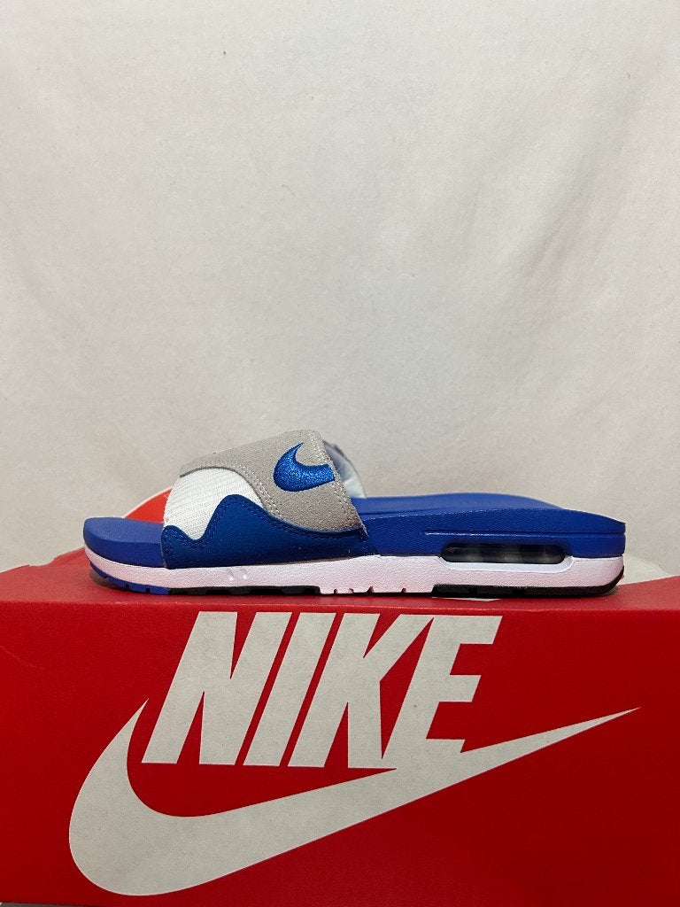 NIEUW IN DOOS! Maat 44 - Nike Air Max 1 Slide Royal Blue