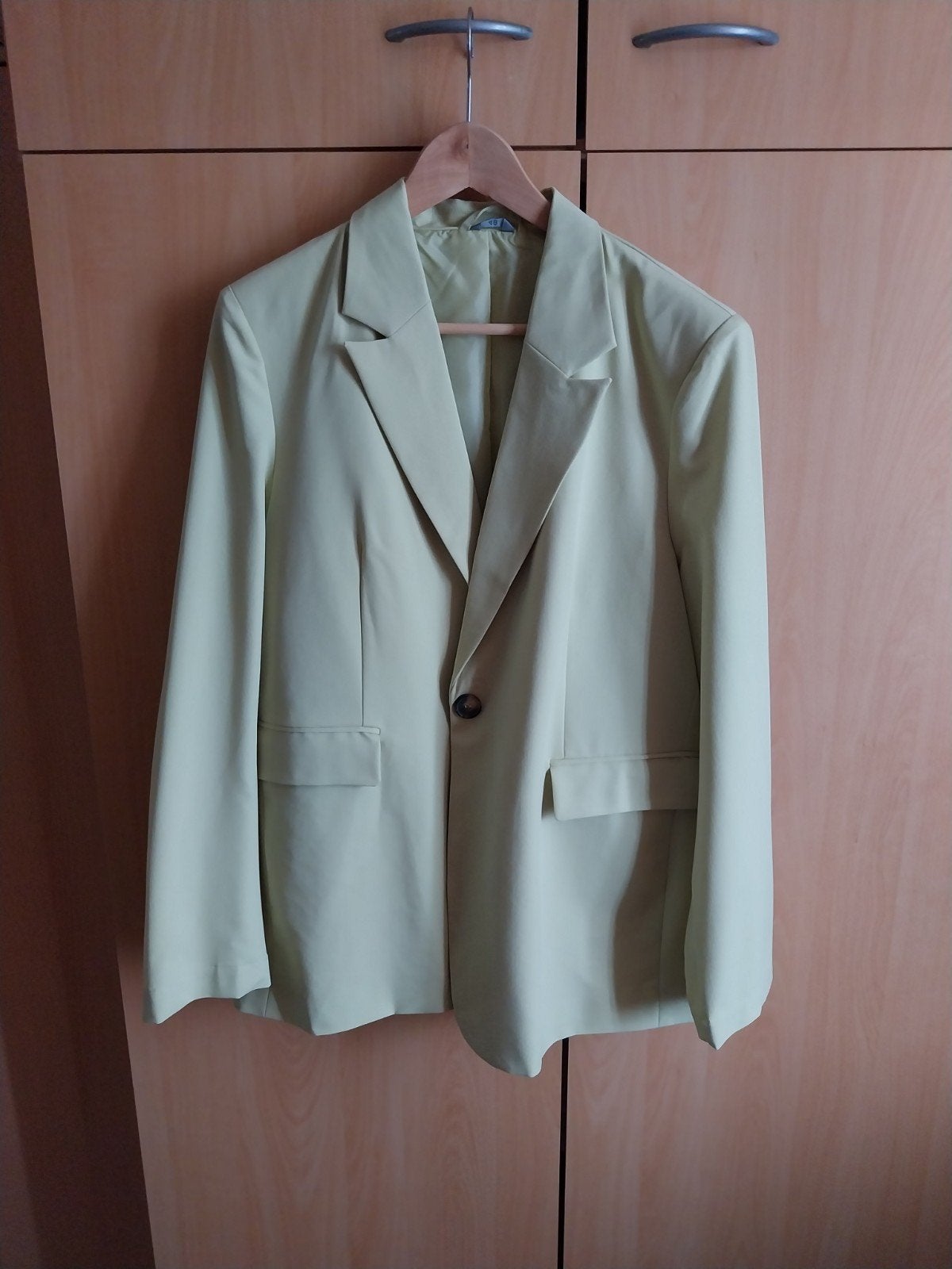 Lime Groen Blazer, Ophalen, Maat 46/48 (XL) of groter, Nieuw, Onbekend