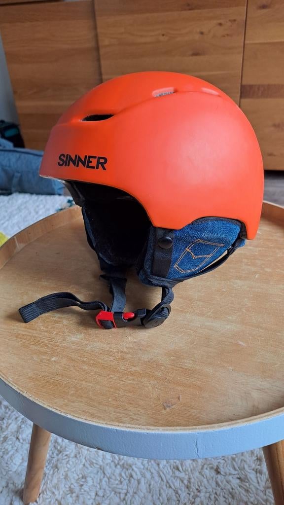 Sinner skihelm fietshelm skatehelm kinderhelm- Oranje, Ophalen of Verzenden, Gebruikt, Jongen of Meisje, Sinner