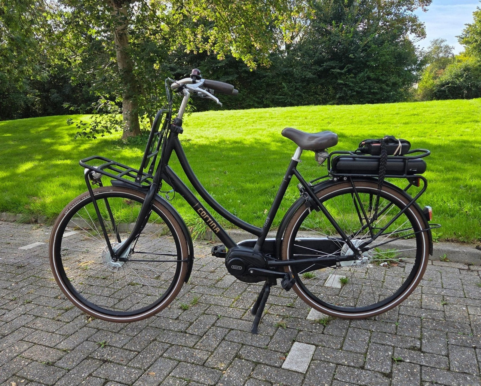 Elektrische Damesfiets/Transportfiets Cortina U4, 55 tot 59 cm, Ophalen, Gebruikt, Cortina