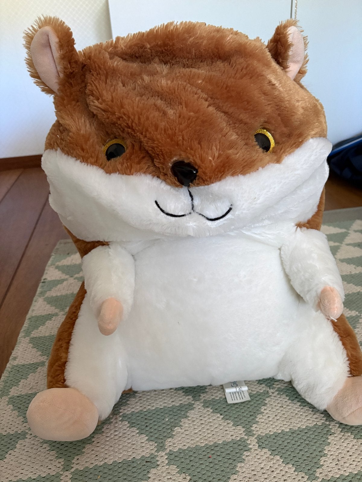 Schattige Hamster Knuffel - Zacht en Bruin/Wit, Ophalen, Overige merken, Overige karakters, Hamster