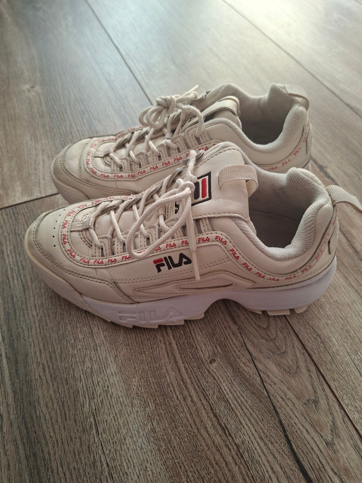 Fila Disruptor sneakers maat 37.5, Beige, Ophalen of Verzenden, Sneakers of Gympen, Fila
