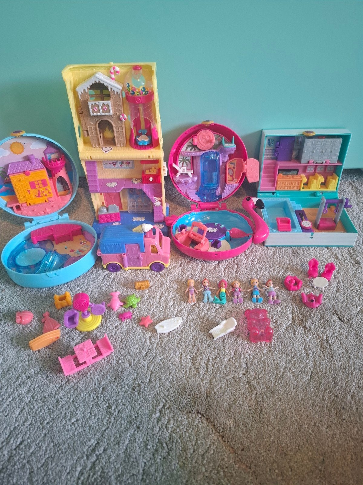 Grote Polly Pocket set - Ideaal Sinterklaascadeau!, Ophalen, Zo goed als nieuw, Meisje
