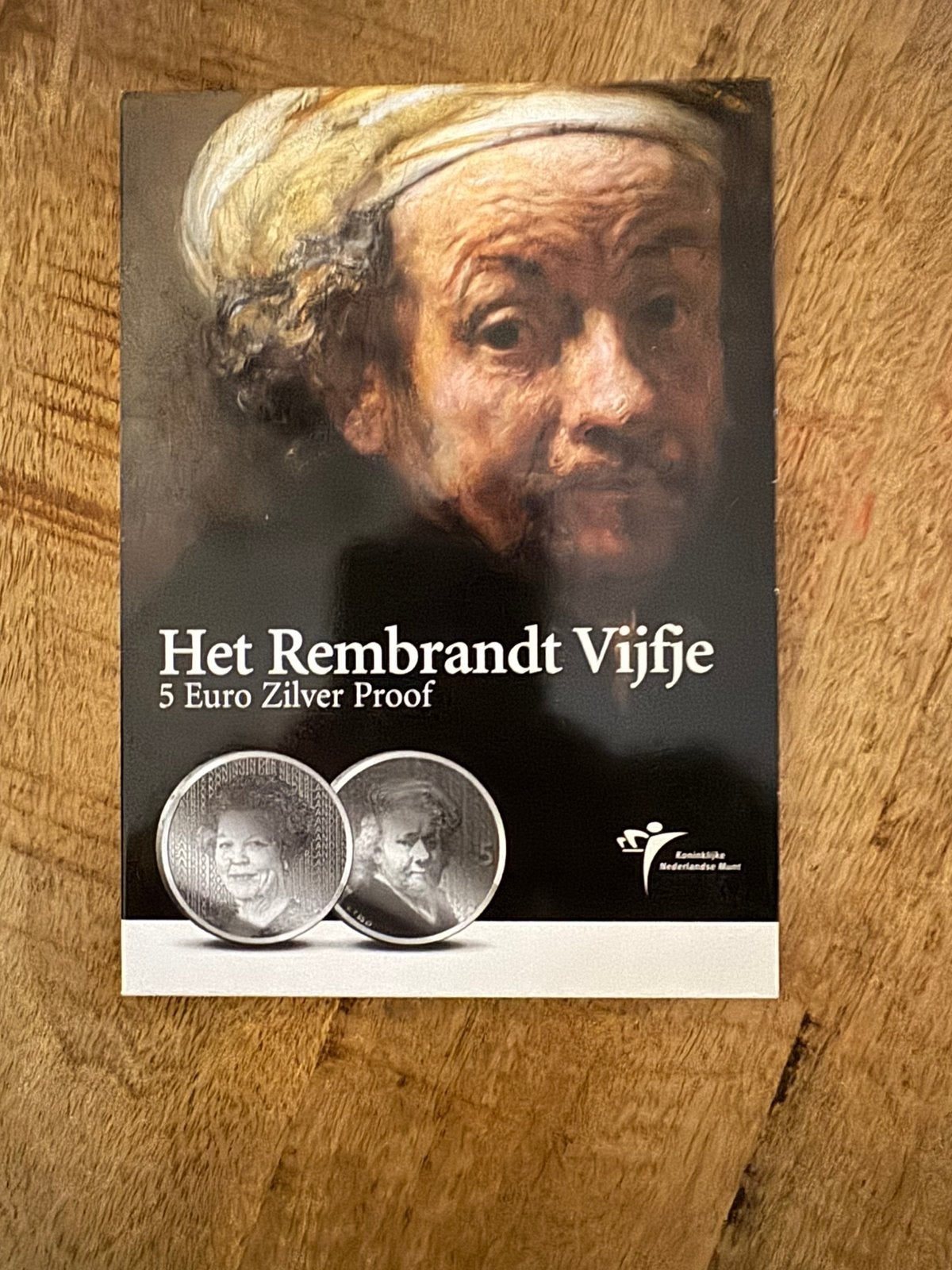 Rembrandt Vijfje 2006 - 5 Euro Zilver Proof, Postzegels en Munten, Munten | Nederland, Setje, Euro's, Koningin Beatrix, Zilver