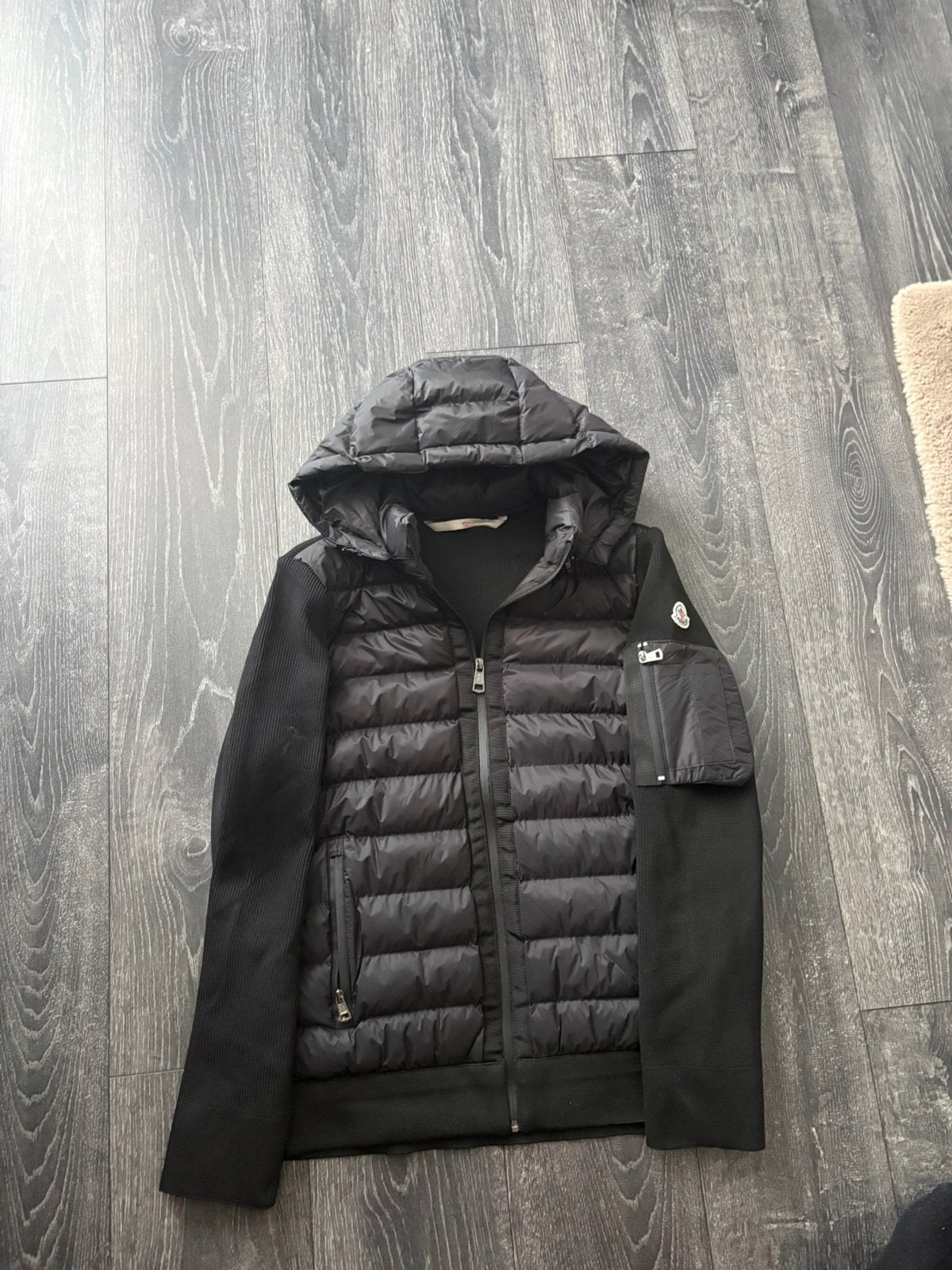 Moncler cardigan, Ophalen of Verzenden, Nieuw, Maat 48/50 (M), Zwart