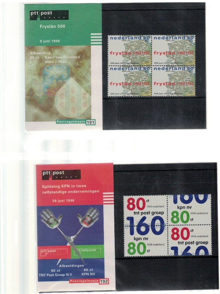 Q5 Nederland PZM 191 t/m 246 postfris in prachtig album, Verzenden, Na 1940, Postfris