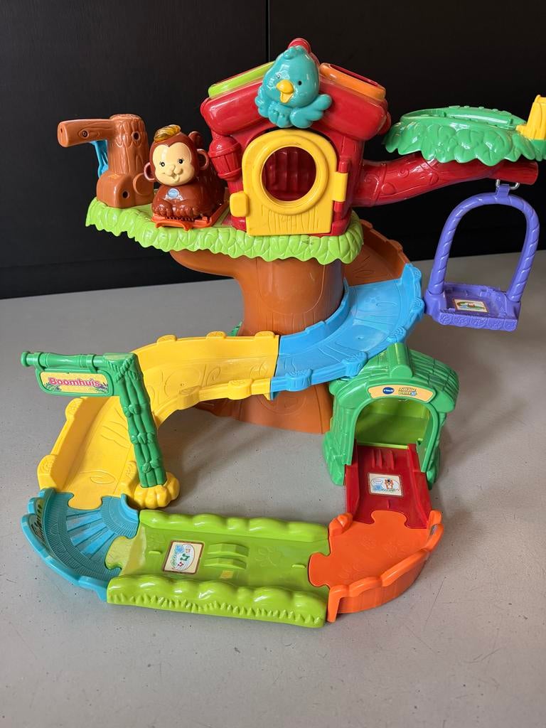 VTech Zoef Zoef Dierenboom met dieren, Kinderen en Baby's, Speelgoed | Vtech, Ophalen of Verzenden, Gebruikt, 6 maanden tot 2 jaar
