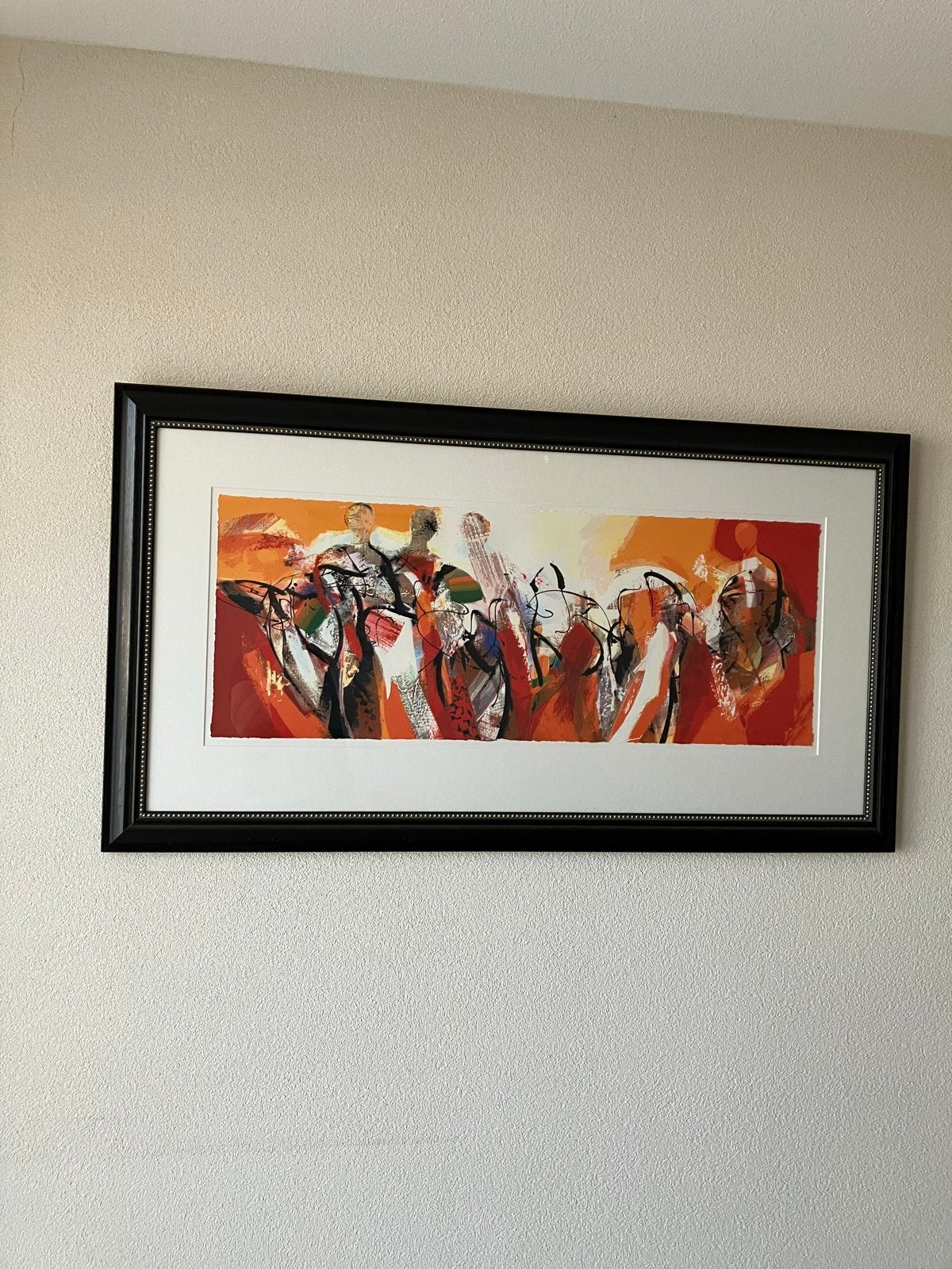 Zeefdruk Habanera van Peter Meijer - 43/125, Gelimiteerde oplage, Ophalen of Verzenden, Abstract, Zeefdruk