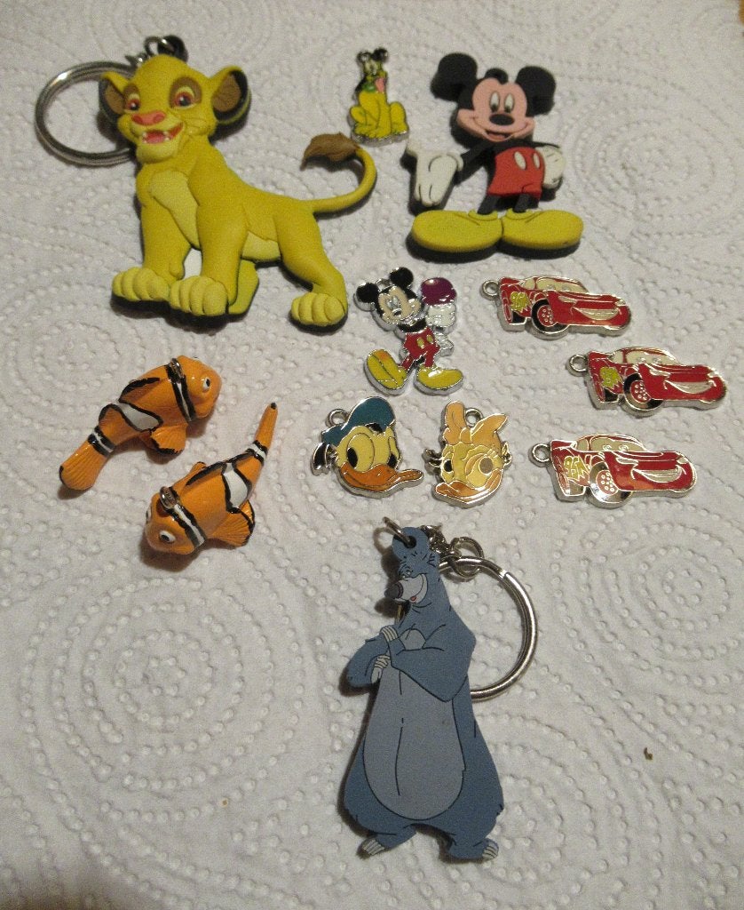 Disney hangers o.a. Mickey Mouse, Lion King, Nemo: zie tekst, Verzenden, Mickey Mouse, Nieuw, Beeldje of Figuurtje