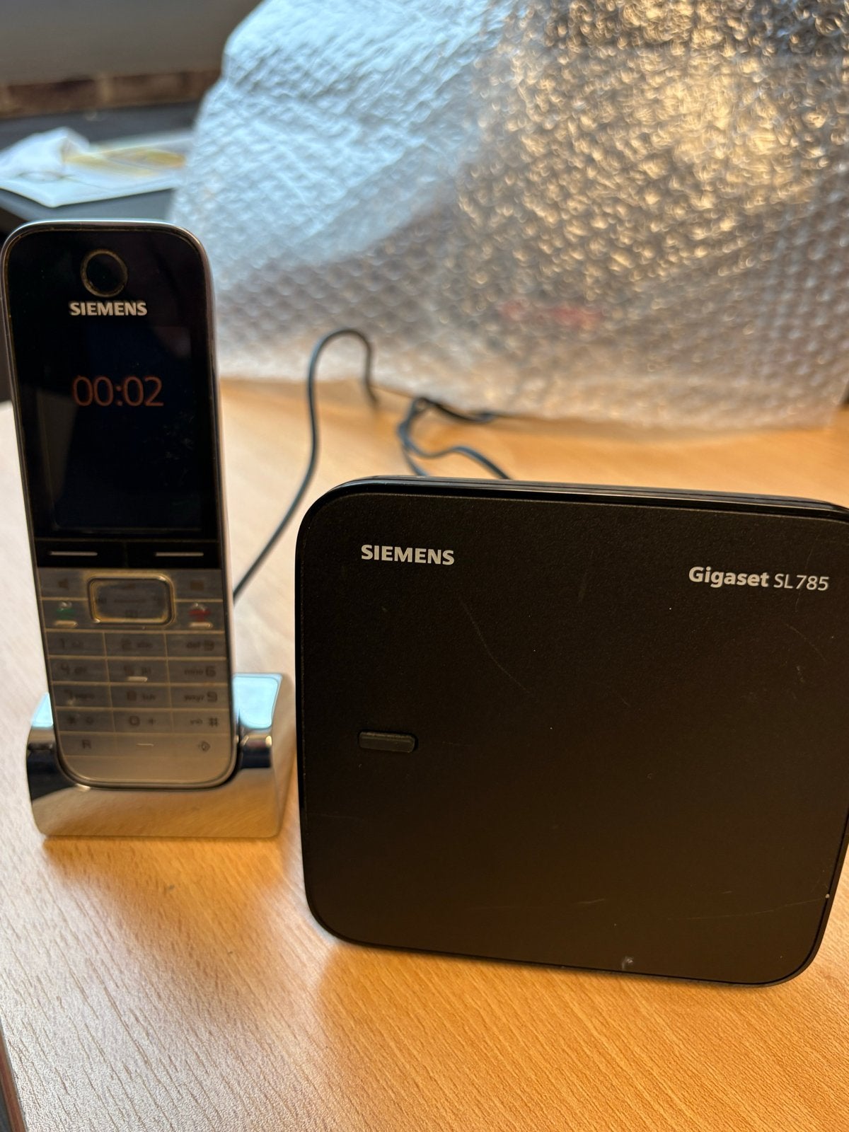 Siemens Gigaset SL785 DECT telefoon met basisstation, Ophalen, Gebruikt, 1 handset