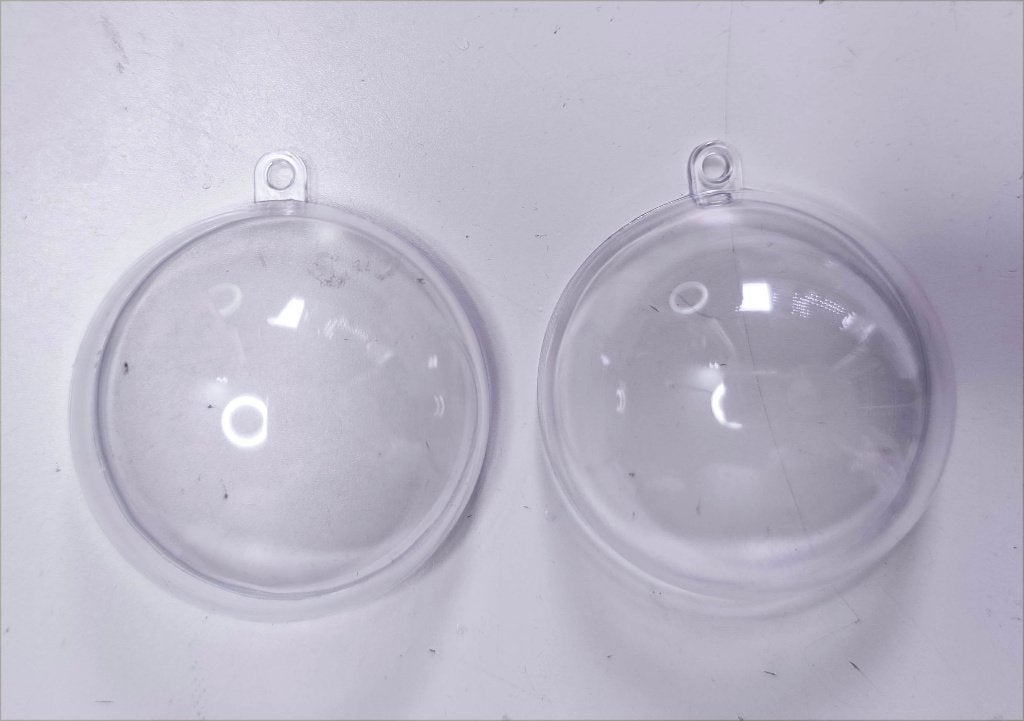 10x acryl ballen hangers ballen vulbaar 6cm, Ophalen, Nieuw, Overige materialen, Knutselwerk