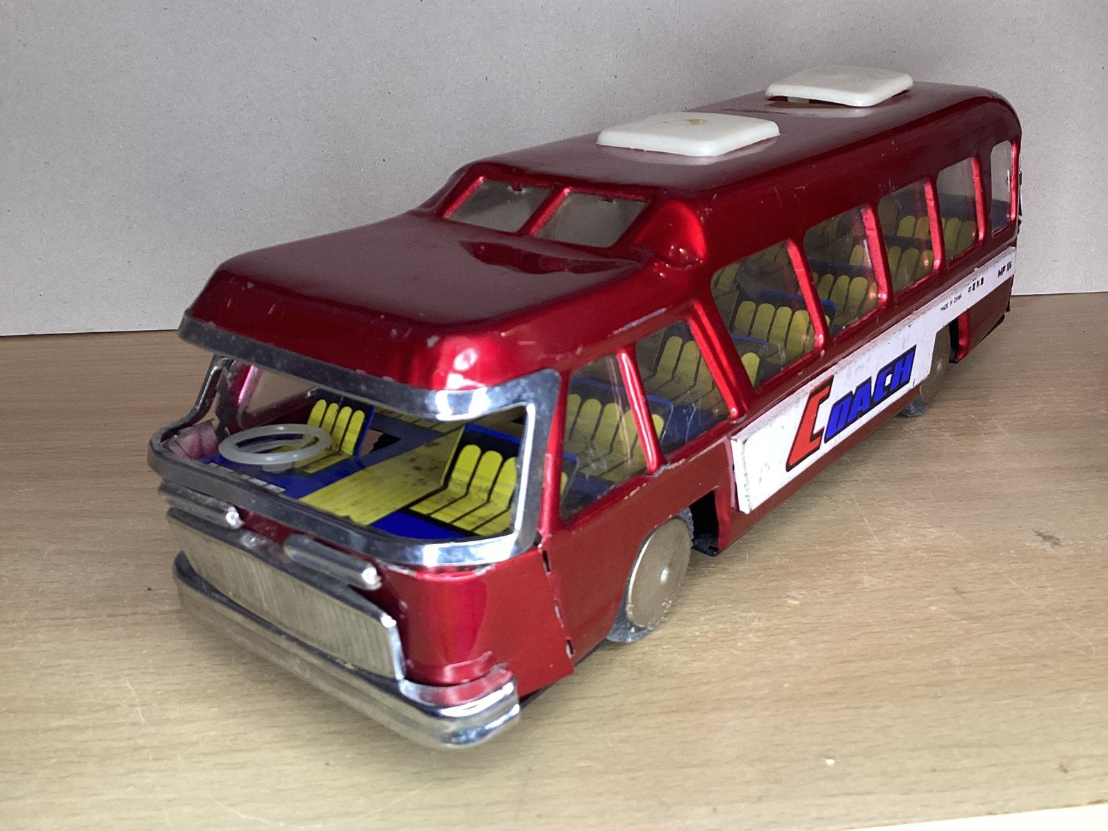 Blikken autobus., Ophalen of Verzenden, Gebruikt, Bus of Vrachtwagen