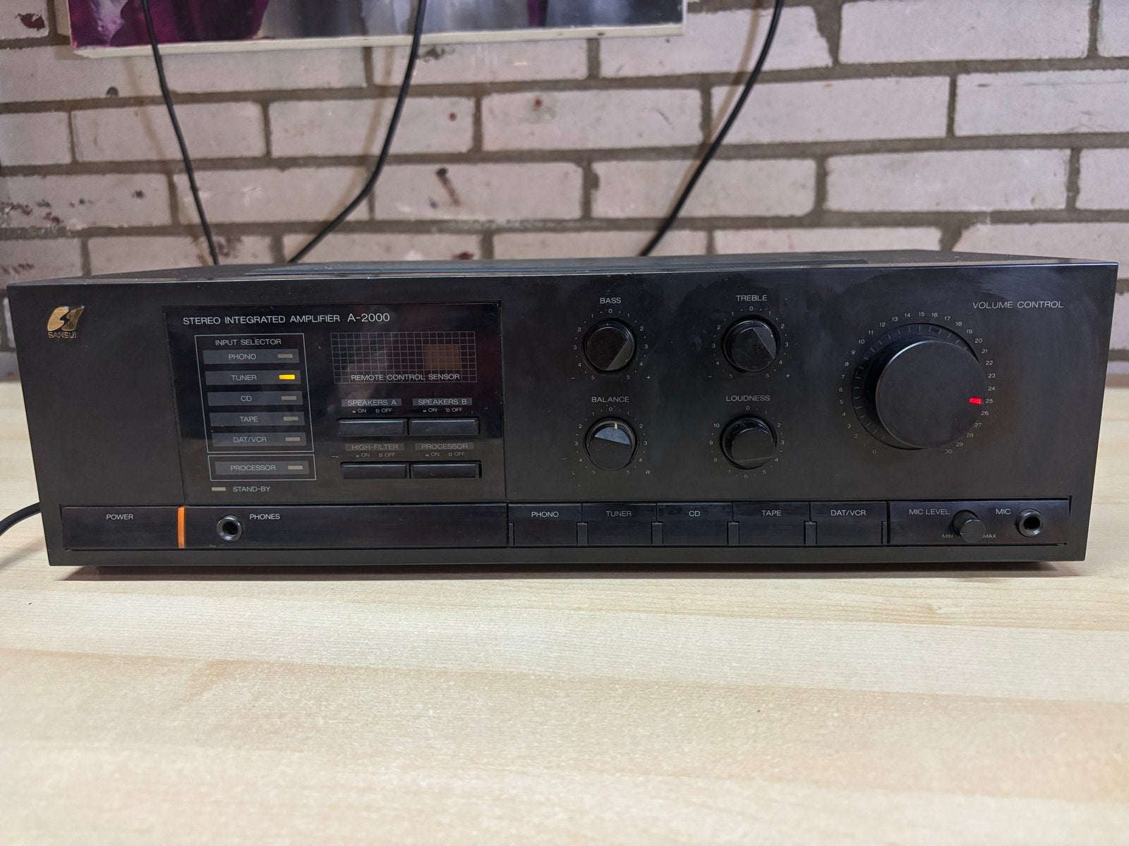 Sansui A-2000 Stereo Geïntegreerde Versterker, Overige merken, Gebruikt, Ophalen of Verzenden, 120 watt of meer