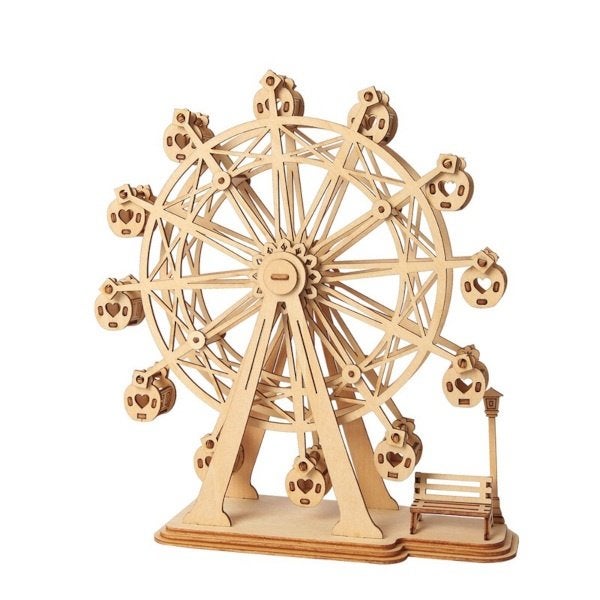 Robotime Ferris Wheel TG401 Bouwpakket Nieuw, Overige thema's, Nieuw, Meerkleurig, Ophalen of Verzenden