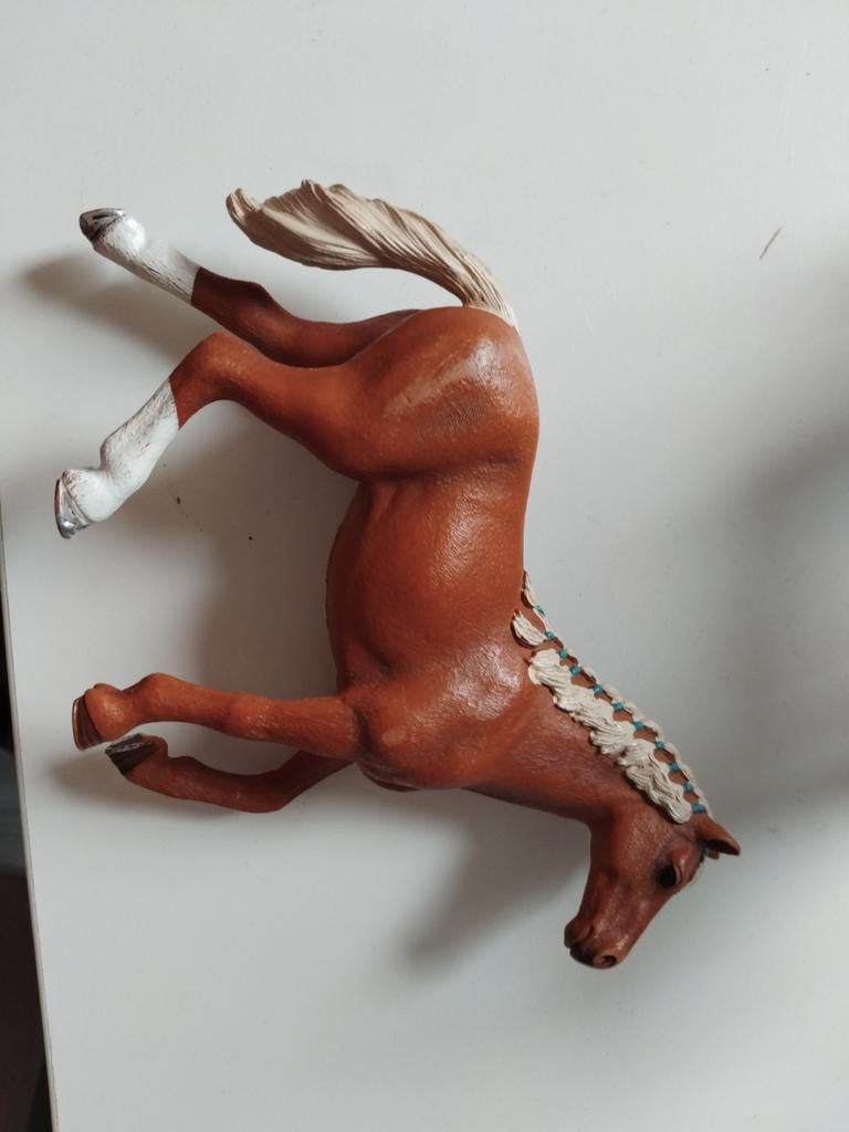 Palomino schleich paard alleen ophalen we doen niet bezorgen, Ophalen of Verzenden, Gebruikt, Bruin, Overige materialen