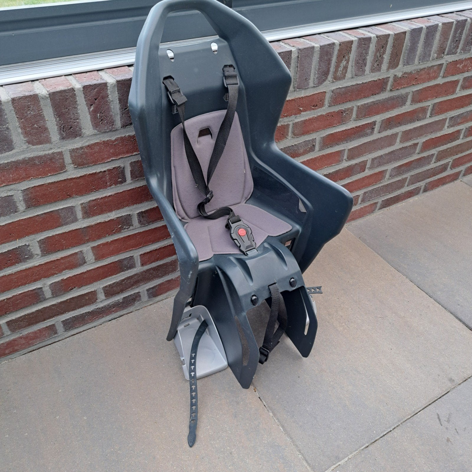 Bambino Achterzitje Fiets - Gebruikt, Ophalen of Verzenden, Gebruikt, Voetsteuntjes