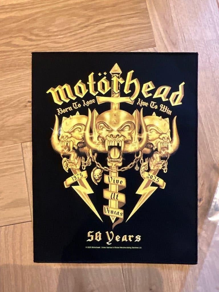 Backpatch van  Motörhead. - Core 50th, Nieuw, Ophalen of Verzenden, Backpatch van  Motörhead. - Core 50th, Foto of Kaart