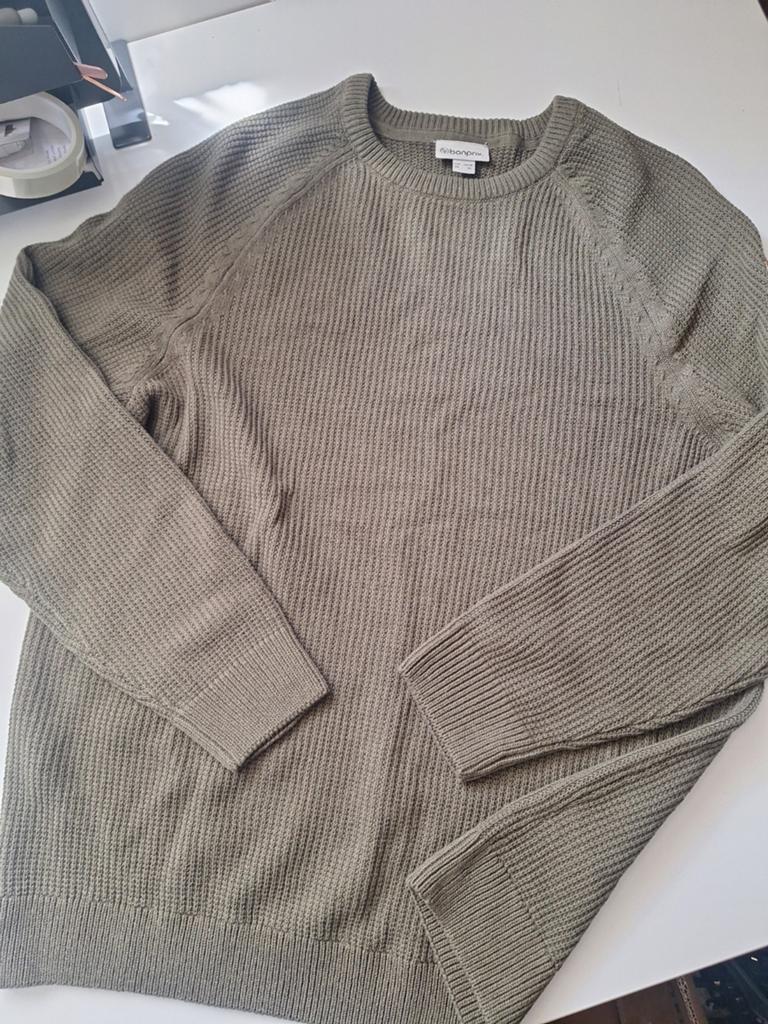 Nieuwe Bonprix trui XL - te laat met terugsturen, Kleding | Heren, Bonprix, Ophalen of Verzenden, Groen, Maat 56/58 (XL)