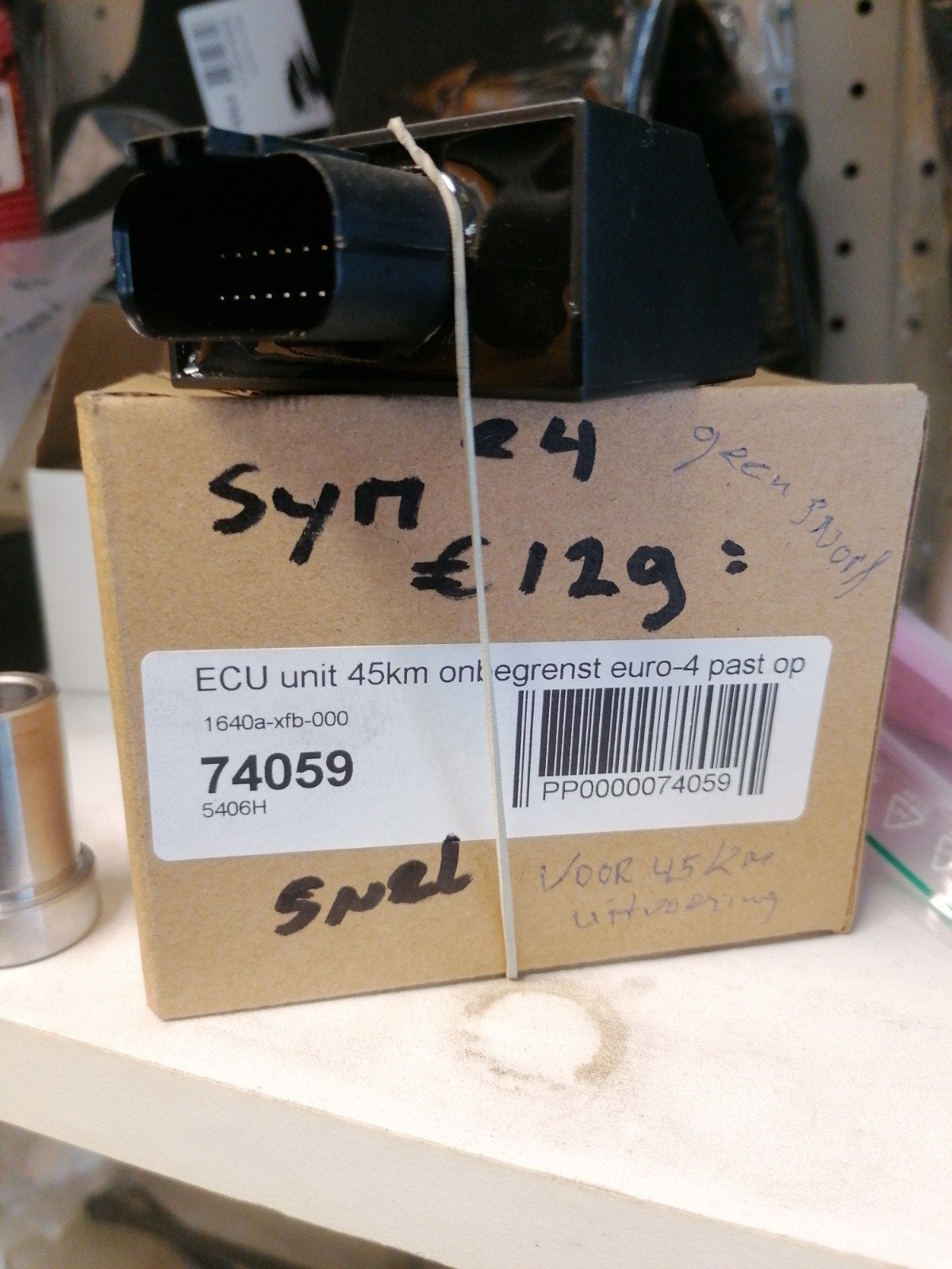 ECU SYM SNEL 2017 TOT 2021, Ophalen