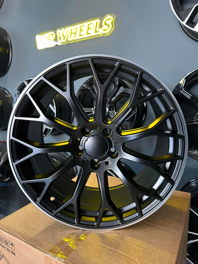 NEW 19 inch 5x112 MERCEDES AMG LOOK SPORTVELGEN BREEDSET!!, Auto-onderdelen, Banden en Velgen, 19 inch, Velg(en), W, R